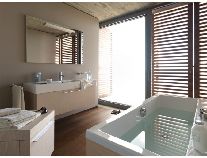 Waschbecken - eckige Form